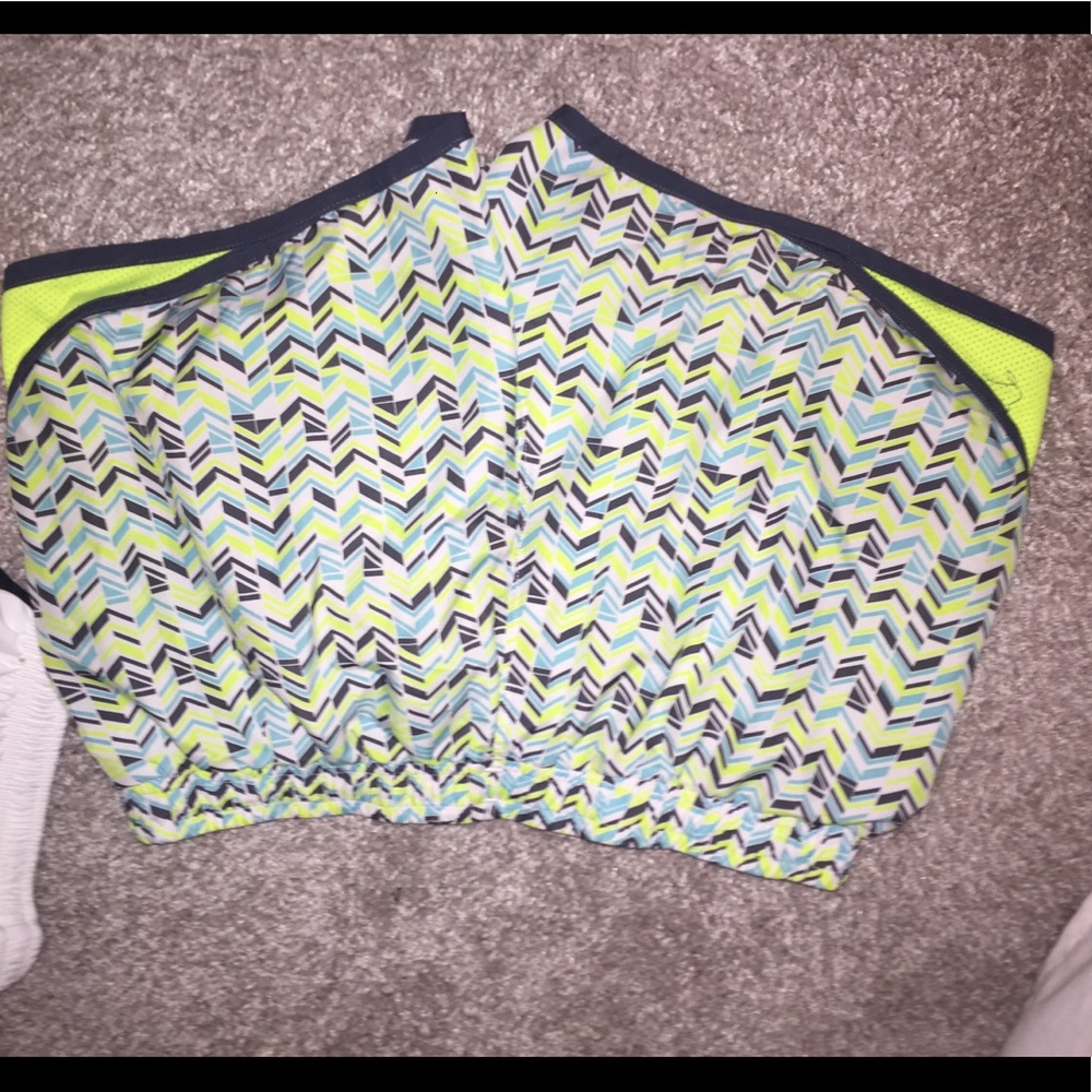 bright neon under armor shorts